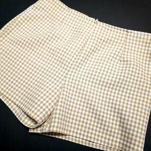 Gingham Stetch Shorts